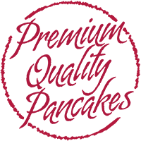 premium quality pancakes logo